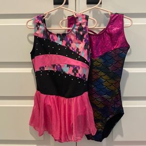 Girls Gymnastics Leotards Size 8/10